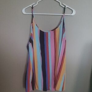 Joe Fresh Multicolor Striped Women's Top Size 1X